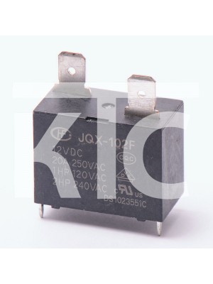 Реле JQX102F 12VDC/20A/250VAC (018243)