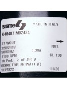 Электродвигатель K48407 M02434 SISME Электродвигатель K48407 M02434 SISME