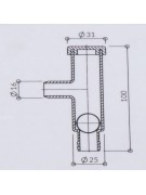 Сифон для кониционера G-34/1 (015227) Сифон для кониционера G-34/1 (015227)