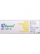 Насос вакуумный Becool BC-VP-4 Насос вакуумный Becool BC-VP-4