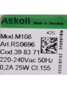 Насос универсальный Askoll 25W Mod.M108 Art.RS0696 (019300) Насос универсальный Askoll 25W Mod.M108 Art.RS0696 (019300)