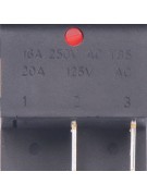 Выключатель красный 16A 250V / 20A 125V 4-х контактный (019304) Выключатель красный 16A 250V / 20A 125V 4-х контактный (019304)