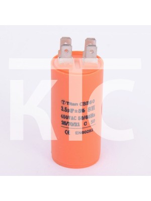 Конденсатор 3.5 мкф 450VAC CBB60A клеммы (019329)