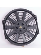 Вентилятор автокондиционера прямые лопасти 10" 24V 80W PUSH (19802)
