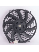 Вентилятор автокондиционера изогнутые лопасти 9" 24V 80W PULL (02958)