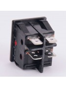 Кнопка красная KDC4 30A/250VAC/201N-B 4 контакта/1 клавиша (019727)