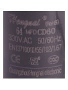 Конденсатор 64 мкф 330VAC CD60 (019738) Конденсатор 64 мкф 330VAC CD60 (019738)