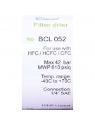 Фильтр-осушитель 1/4" BCL 052 с резьбой (013701) Фильтр-осушитель 1/4" BCL 052 с резьбой (013701)