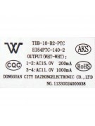 Трансформатор TDB-10-B2-PTC EI54PTC-140-2 220/15.0V/11.0V 020323) Трансформатор TDB-10-B2-PTC EI54PTC-140-2 220/15.0V/11.0V 020323)
