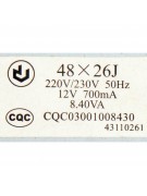 Трансформатор 220V / 12V 700Ma (020498) Трансформатор 220V / 12V 700Ma (020498)