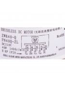 Электродвигатель внутреннего блока ZWR40-Q (FN40Q-ZL) DC310V/40W (020822)