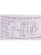 Электродвигатель внутреннего блока YYR35-4A6-PG (FN25V-PG) 35W/220V (020830)
