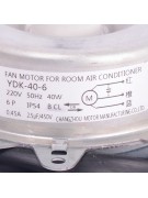 Электродвигатель наружного блока YDK40-6 220V/40W/реверс (020932)