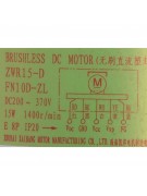 Электродвигатель внутреннего ZWR-15D FN10D-ZL DC200-370V/15W (021026) Электродвигатель внутреннего ZWR-15D FN10D-ZL DC200-370V/15W (021026)