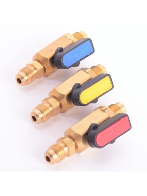 Вентиль шаровый BVM3 (набор 3 шт.) M1/4"SAE х M1/4" SAE (021525)