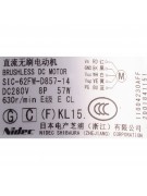 Электродвигатель внутреннего блока SIC-62FW-D857-14 DC280V/57W (021656) Электродвигатель внутреннего блока SIC-62FW-D857-14 DC280V/57W (021656)