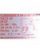 Электродвигатель наружного блока YDK20-6F (FW20F) (017401)