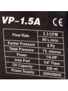 Насос вакуумный VP-1.5A (одноступенчатый, 90л/мин) (021835)