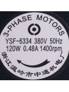 Электродвигатель наружного блока YSF-6334 380V/120W/1400об/мин (021912) Электродвигатель наружного блока YSF-6334 380V/120W/1400об/мин (021912)