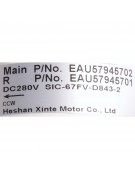 Электродвигатель внутреннего блока SIC-67FV-D843-2 DC280V (021913) Электродвигатель внутреннего блока SIC-67FV-D843-2 DC280V (021913)