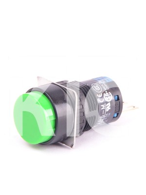 Кнопка зеленая AB6M-M1PGC AB6-M (022443)