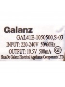 Трансформатор GAL41E-1050500,S-03 10.5V 500mA (022566) Трансформатор GAL41E-1050500,S-03 10.5V 500mA (022566)
