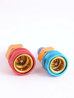 Муфта быстросъемная 1/4" SAE Male x R1234yf side Female (022724)