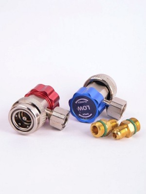 Муфта быстросъемная  M14*1.5 -1/4" SAE Male x R134a side Female (022726)