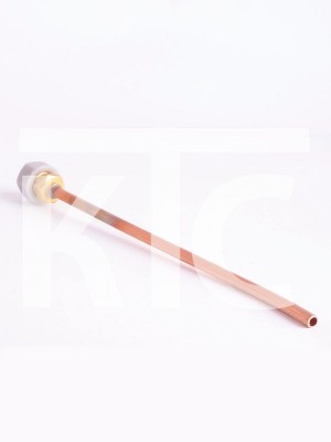 Штуцер 3/8" с трубкой для кондиционера 1/4" (022907)