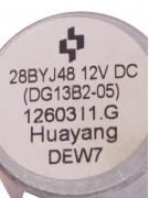 Двигатель жалюзей шаговый 28BYJ48 12VDC 1260311.G (023420)