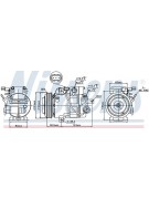 Компрессор Hyundai IX35 2.0 CRDI (10-) 89304 6PK (7438)