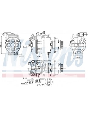 Компрессор VW Transporter T5 03-> 89036 (7457)