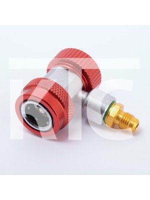 Быстросъемная муфта (высокого давления) с вентилем R134a QC-MH (017432)