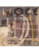 Реле электромагнитное IDEC RY4S-UL AC24V (012437)