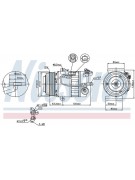 Компрессор NISSAN X-Trail / Renault Laguna (07г) 89392 7PK (7462) Компрессор NISSAN X-Trail / Renault Laguna (07г) 89392 7PK (7462)