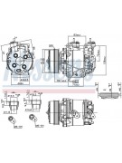 Компрессор Honda Jazz Civic Fit (05-11) 890035 5PK (7464) Компрессор Honda Jazz Civic Fit (05-11) 890035 5PK (7464)