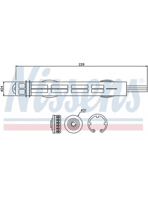 Фильтр-осушитель Renault Laguna III 95488 (7482)