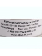 Реле давления дифференциальное YS102-100 100-1000pa (015689)