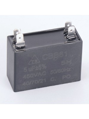 Конденсатор 5 мкф 450v CBB61 клеммы (008963)