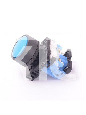 Кнопка без фиксации AR22FOR синий (9946)