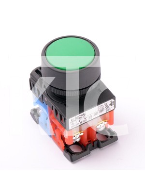 Кнопка без фиксации AR22FOR зеленый (9948)