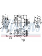 Компрессор BMW 3 5 7 E60 E65 E91 (01-17) 89116 4PK (5332) Компрессор BMW 3 5 7 E60 E65 E91 (01-17) 89116 4PK (5332)