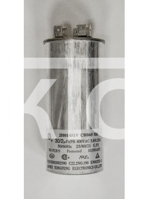 Конденсатор 30+2 мкф 400v CBB65 (009634)