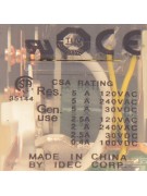 Реле электромагнитное IDEC RM2S-UL DC12V (015438)