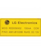 Мотор вентилятора LG 4681JB1029B (RDD056X02) (9351) Мотор вентилятора LG 4681JB1029B (RDD056X02) (9351)