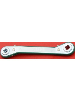 Ключ вентильный с трещеткой 1/4"х3/8" OFFSET Refco