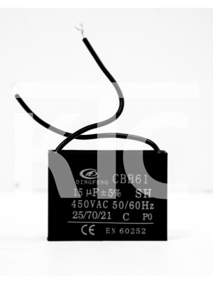 Конденсатор 15 мкф 450v CBB61A гибкие выводы (10414)