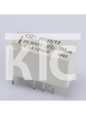 Твердотельное реле HFD3/12 2A/30VDC/0.5A/125VAC (018026)