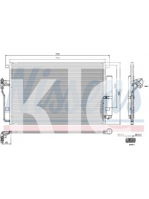 Конденсатор MB Sprinter 06-> 94917