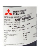 Компрессор SNB130FGBHT R410 inverter (017715) Компрессор SNB130FGBHT R410 inverter (017715)